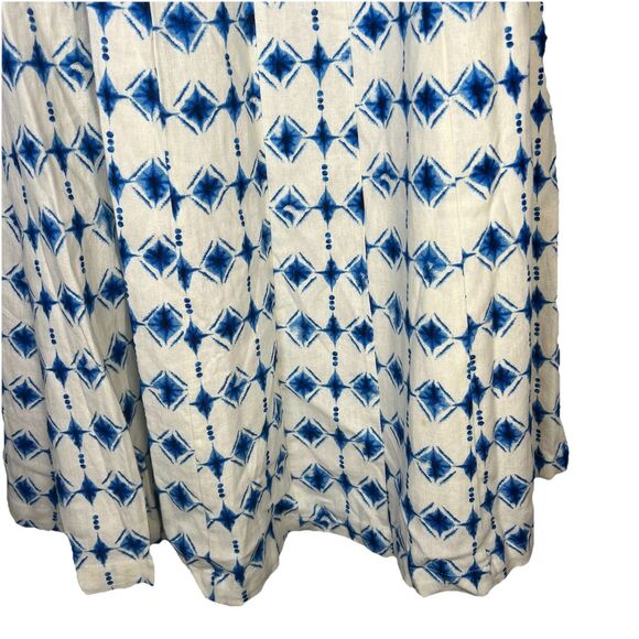 NWT CHRISTIAN LACROIX linen geometric Print Sleeveless fit flare Dress XS $498 - Picture 3 of 14